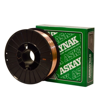 Проволока омедненная ASKAYNAK AS SG2 D200 (ф 1,0 мм, кассета 5 кг, аналог СВ-08Г2С-О) Сталькор Калуга